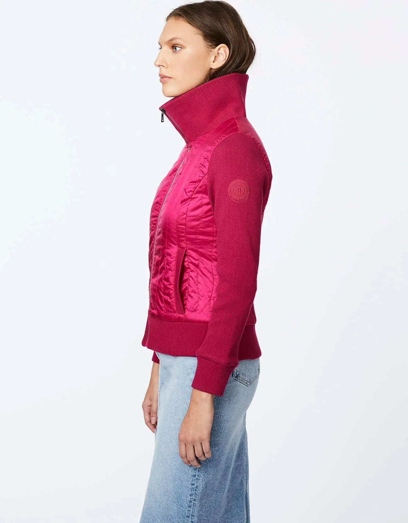 SATEEN PUFFER SWEATER