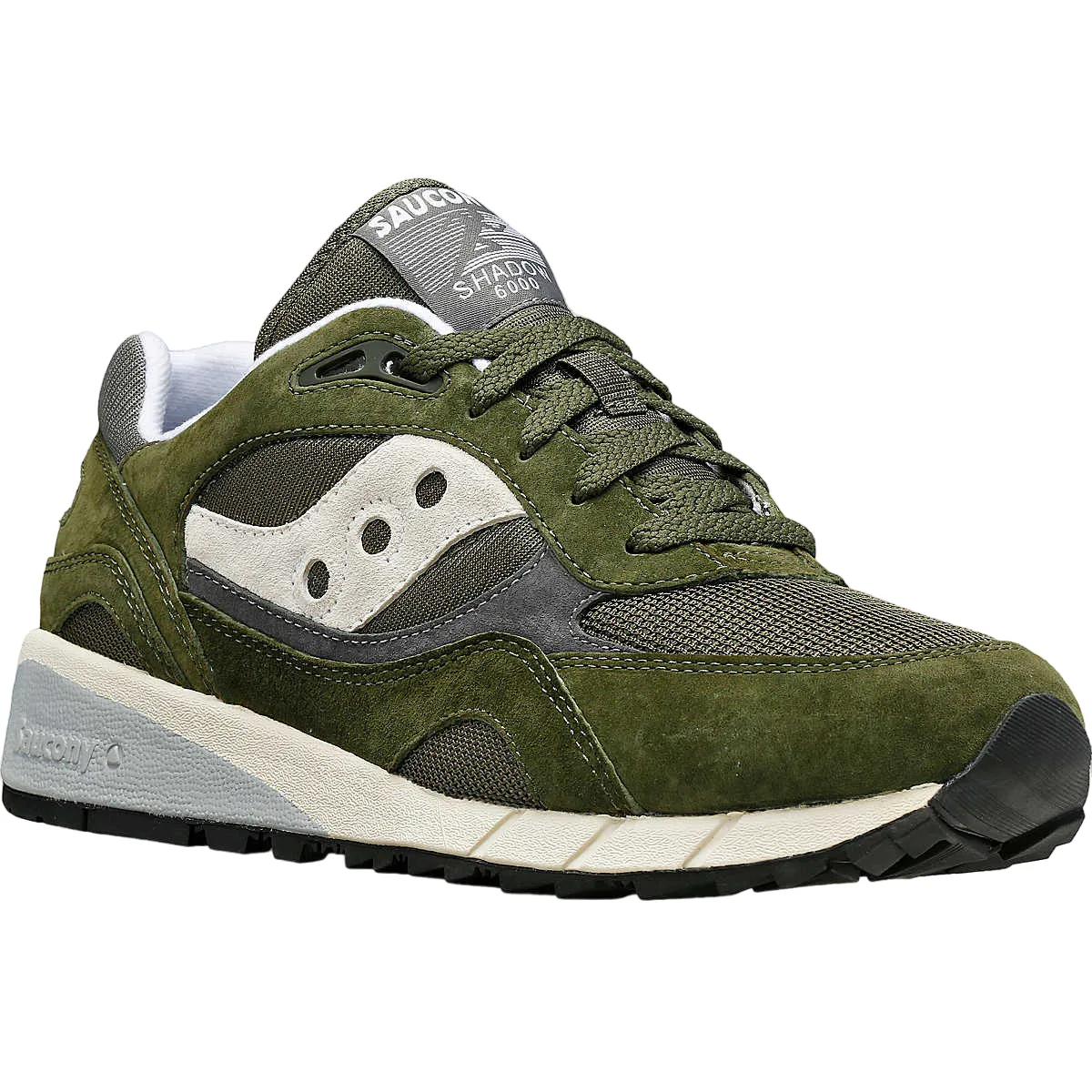 Saucony Originals scarpa sneakers da uomo Shadow 6000 S70441-45 verde-grigio