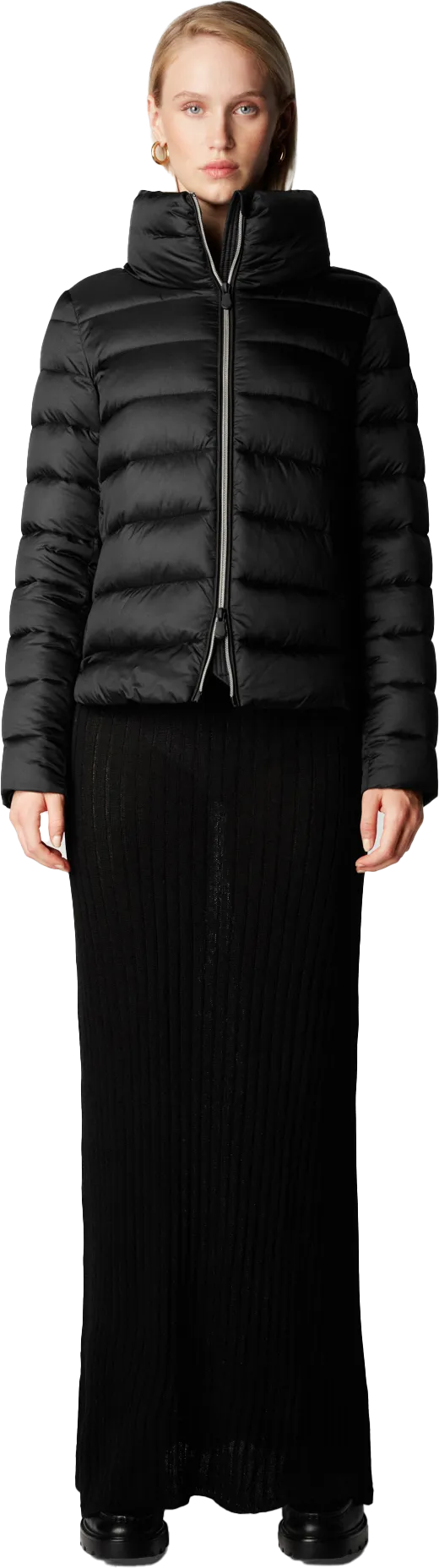 Save the Duck Women&#x27;s Animal Free Puffer Jacket Elsie Black | Buy Save the Duck Women&#x27;s Animal Free Puffer Jacket Elsie Black here | Outnorth