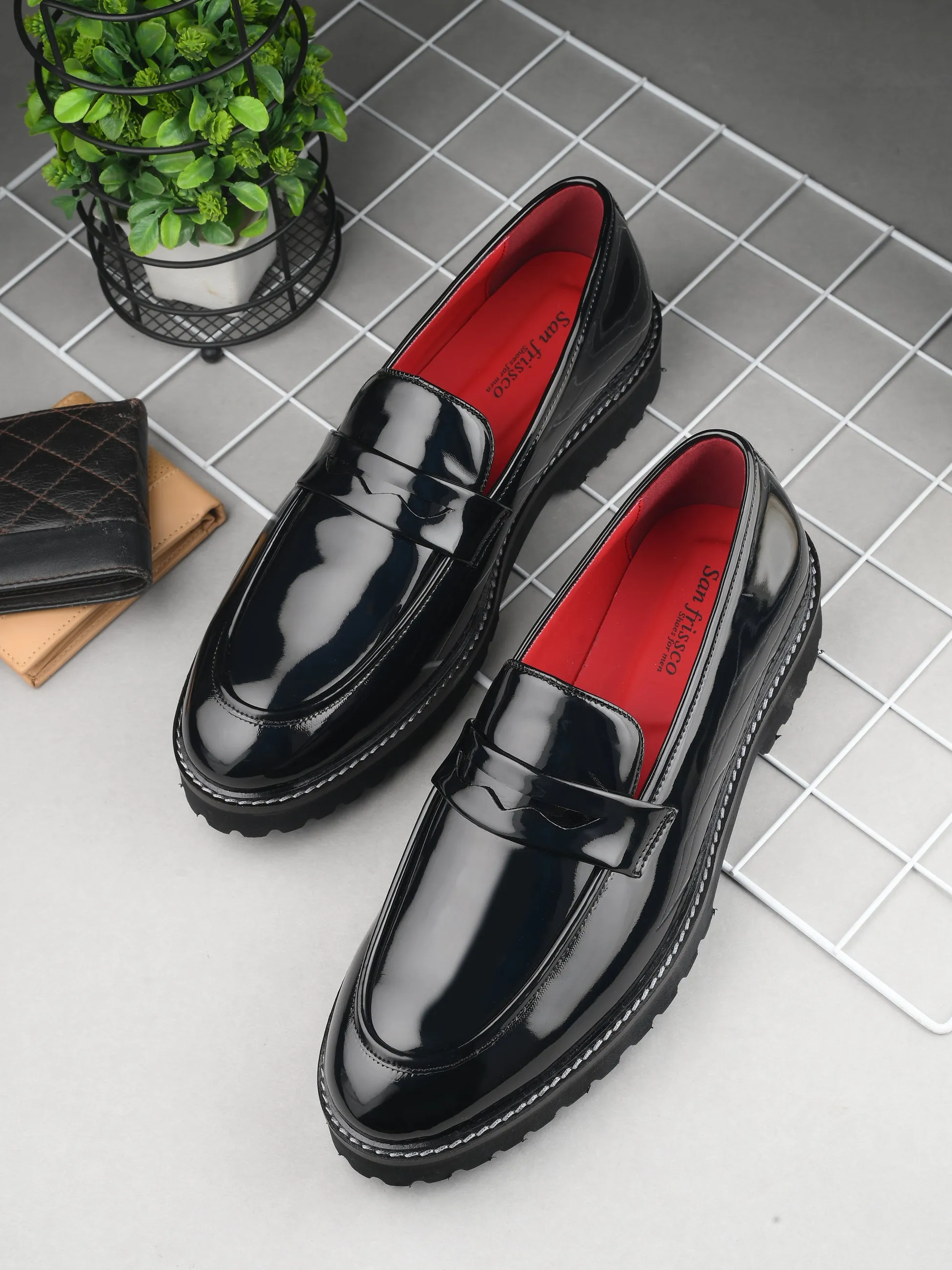 Seoul Black Chunky Loafers