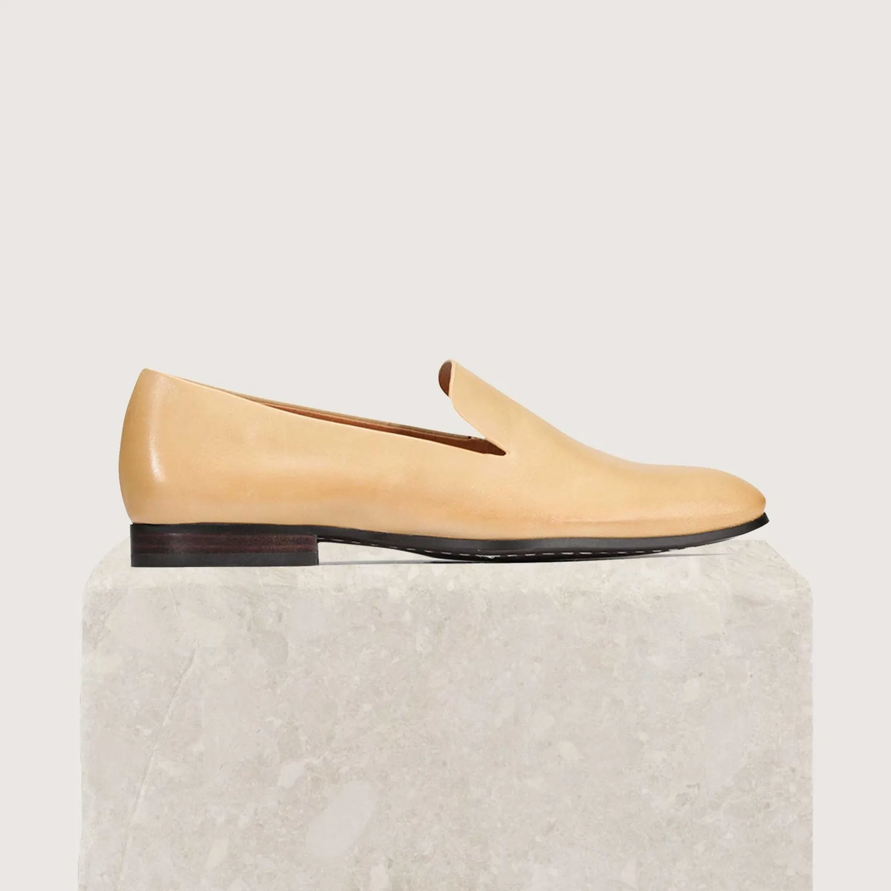 SERIF PENNY LOAFERS LEATHER