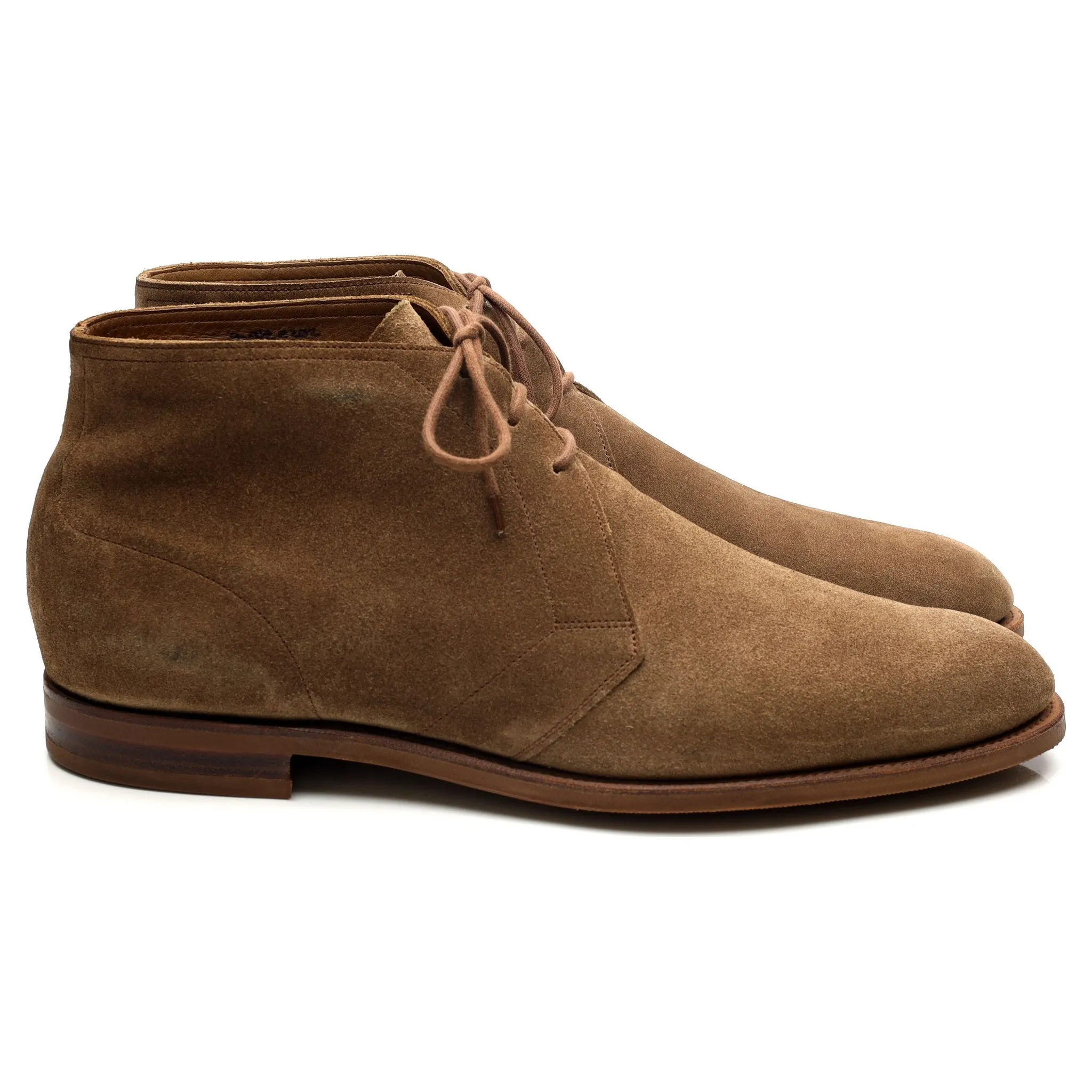 'Shanklin' Light Brown Suede Chukka Boots UK 9 E