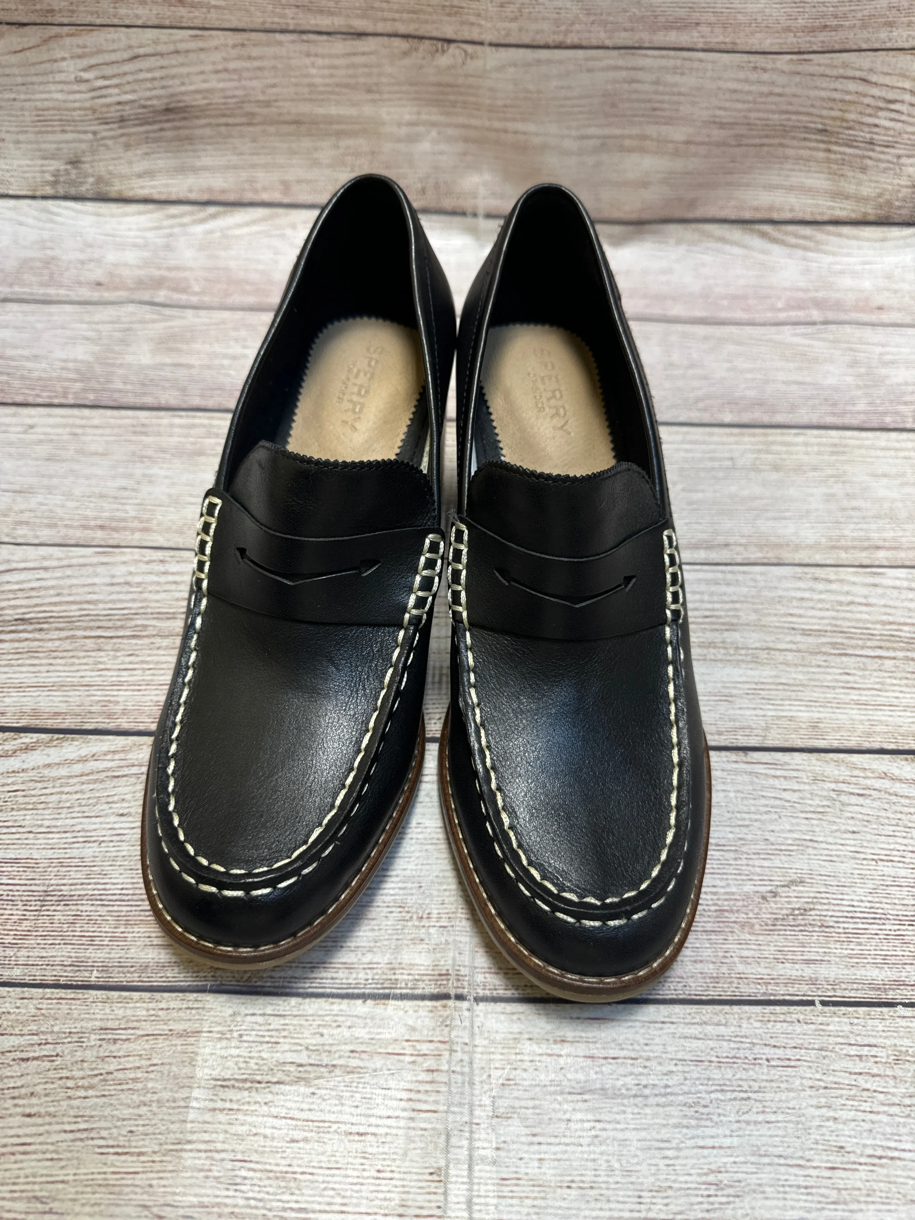 Shoes Heels Block By Sperry In Black, Size: 8.5