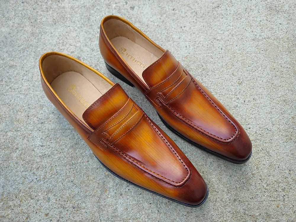 Signature Leather Penny Loafer Slip-on