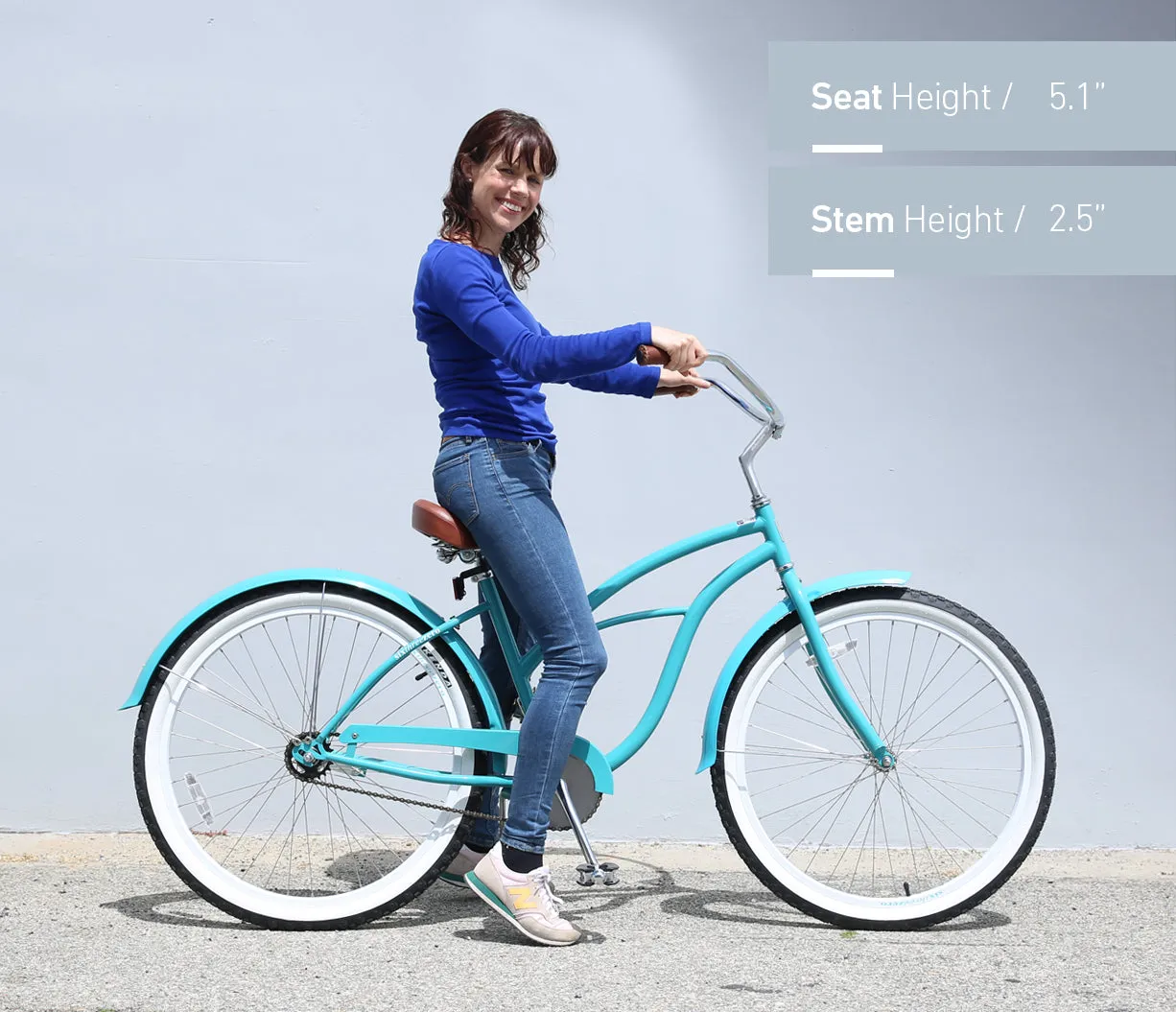 sixthreezero BE Women's Single Speed Beach Cruiser Bicycle