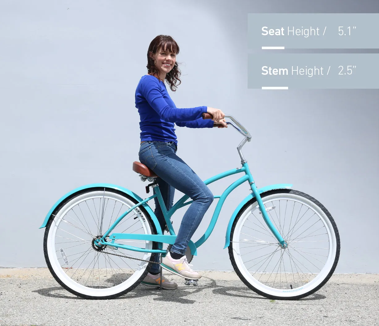 sixthreezero BE Women's Single Speed Beach Cruiser Bicycle