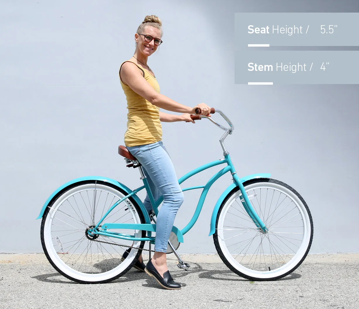 sixthreezero Breathe Women's 26" 7 Speed Beach Cruiser Bicycle