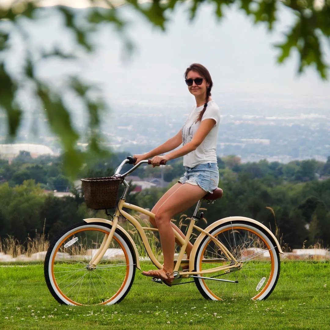 sixthreezero Breathe Women's 26" 7 Speed Beach Cruiser Bicycle