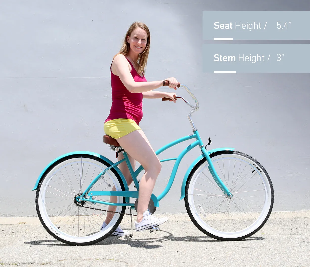 sixthreezero Dreamcycle Single Speed Women's Beach Cruiser Bike