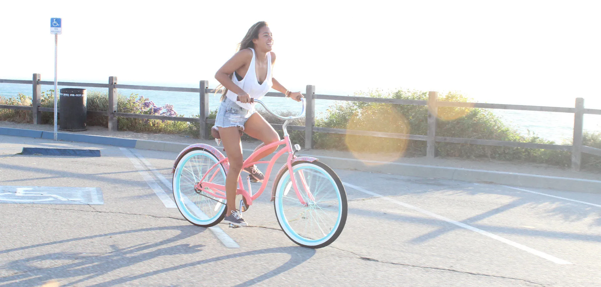 sixthreezero Paisley 3 Speed 26" Women's Beach Cruiser Bike