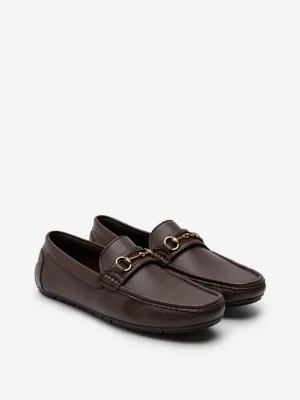 SOLEPLAY Dark Brown Penny Loafers