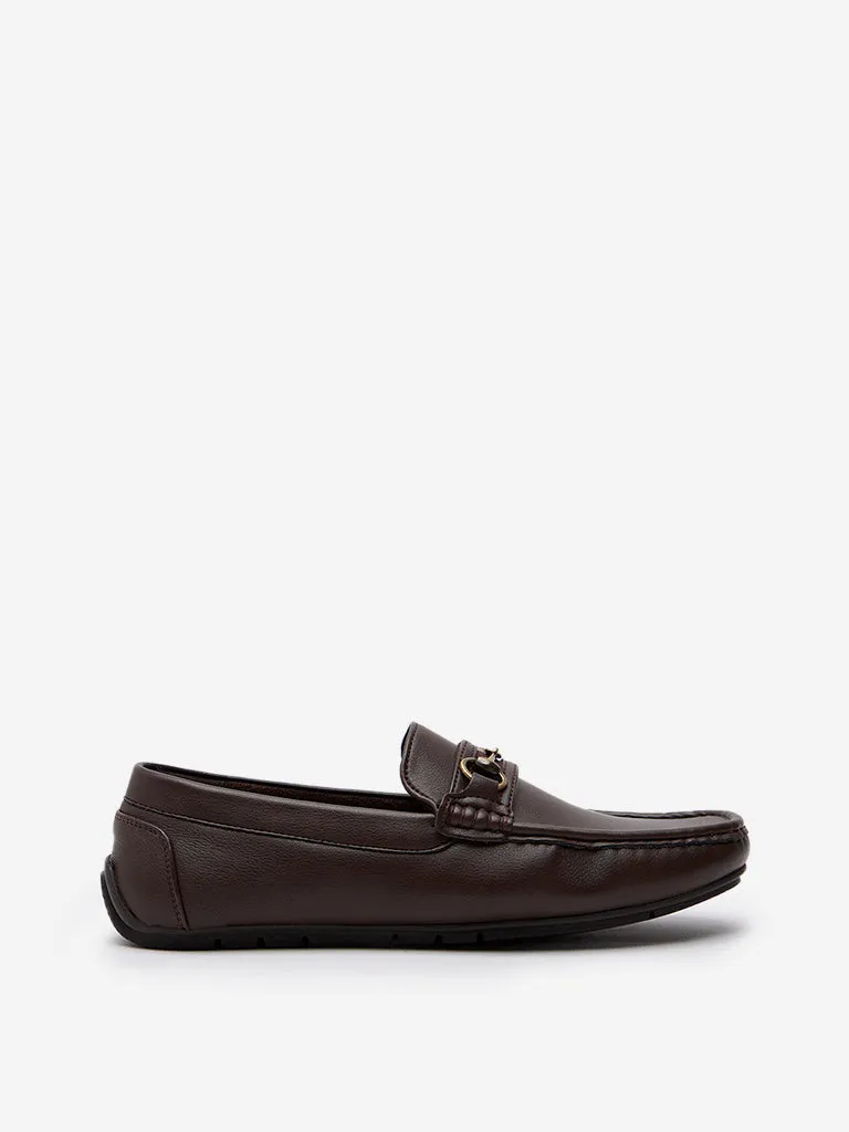 SOLEPLAY Dark Brown Penny Loafers