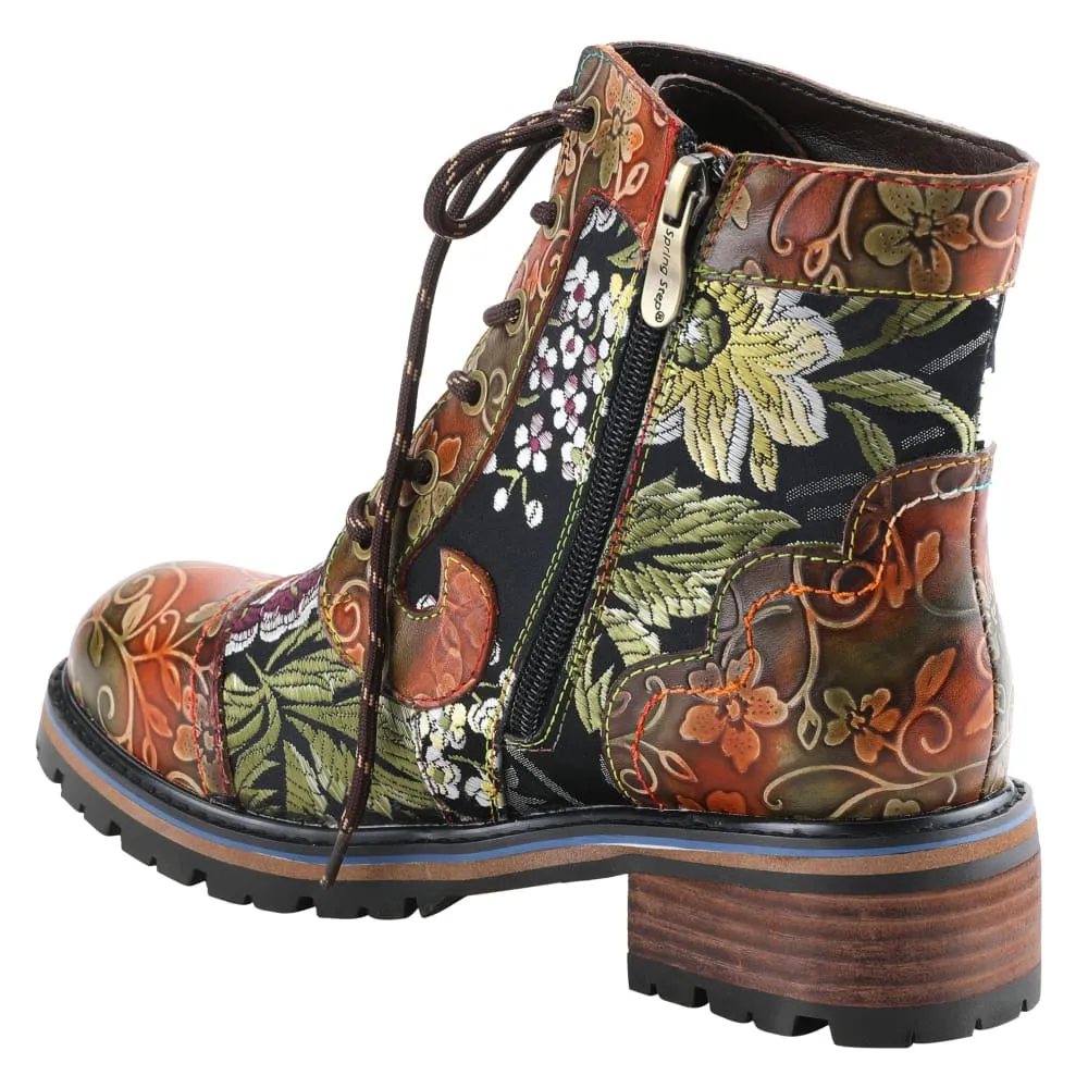 Spring Step Shoes L'Artiste Fantastic Women's Floral Boots