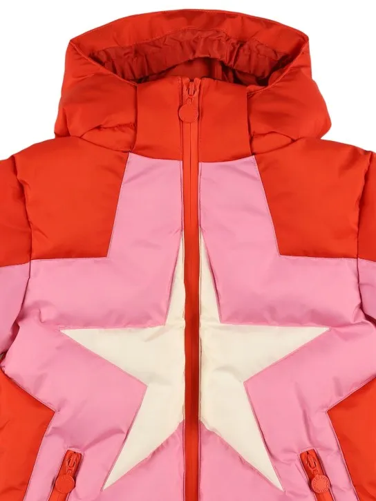 Stella McCartney Kids   Poly puffer snow jacket 