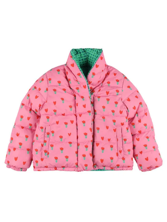 Stella McCartney Kids   Reversible recycled nylon puffer jacket 