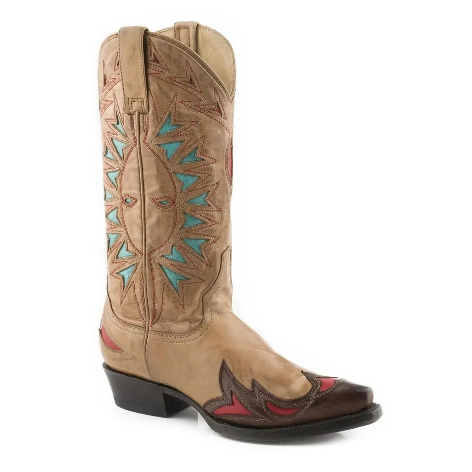 Stetson Brown Women's Penny Gold Calf Snip Toe 3507