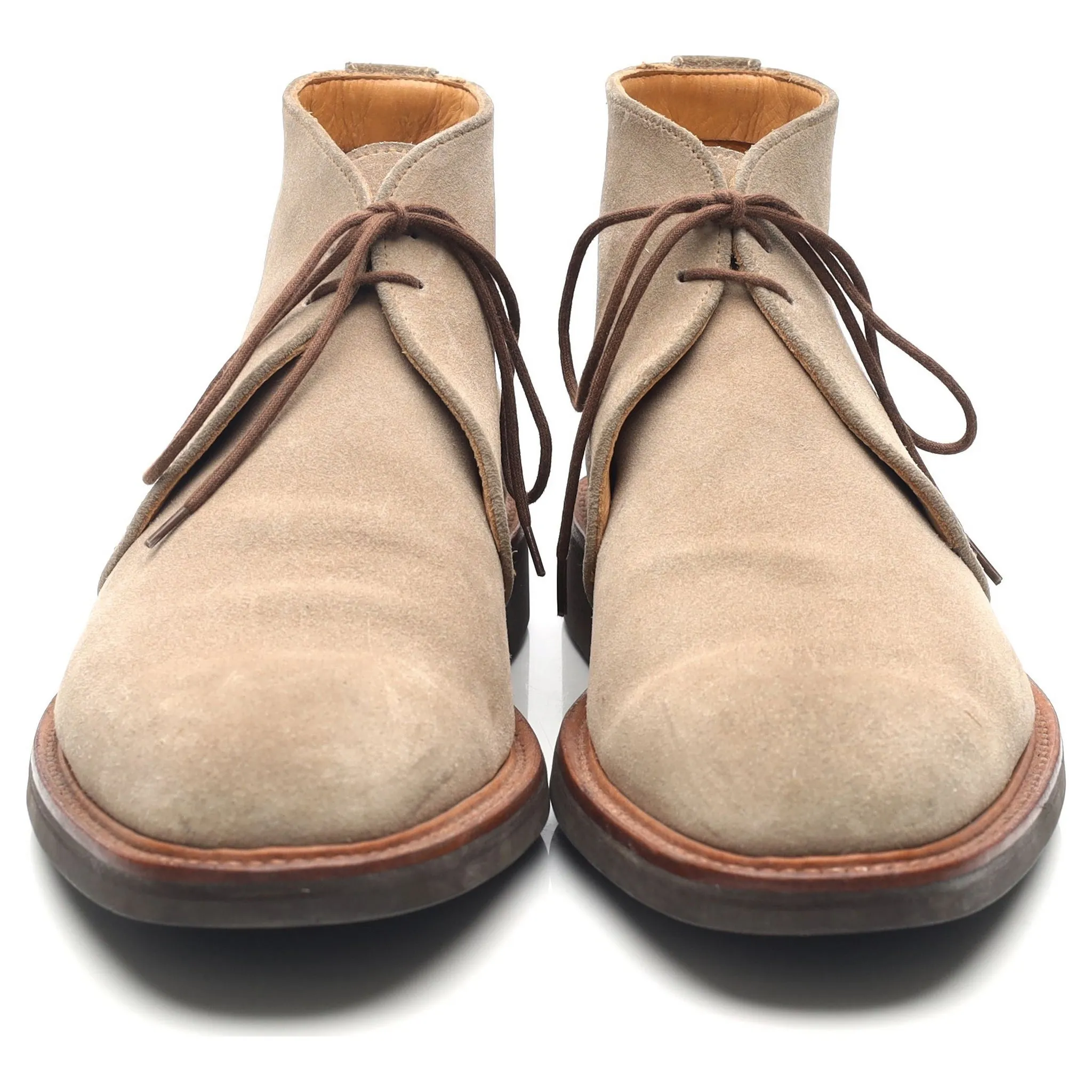 Stone Suede Chukka Boots UK 7 F