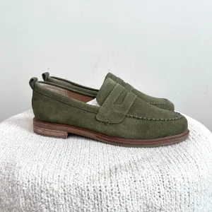 Suede Penny Loafers