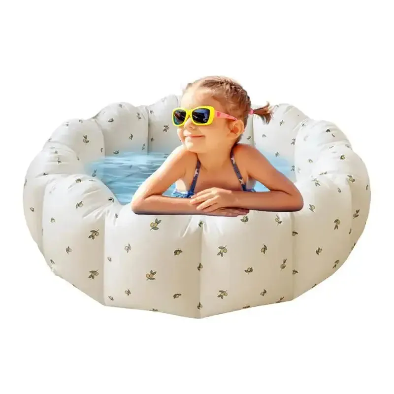 Swimming Pool for Babies Petal Swimming Pool Portable Baby Swimming Pool Inflatable Swimming Pool for Kids Babies Toddlers Blow up Pool for Garden