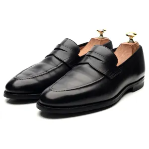 'Sydney' Black Leather Loafers UK 7 E