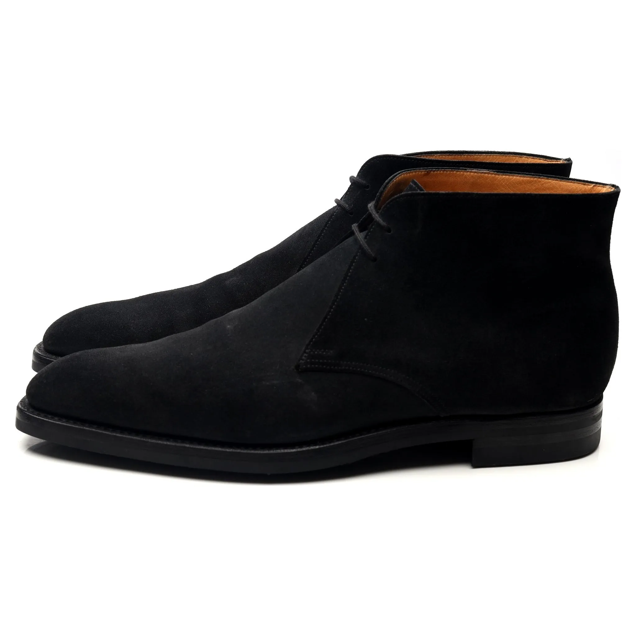 'Tetbury' Black Suede Chukka Boots UK 9 E