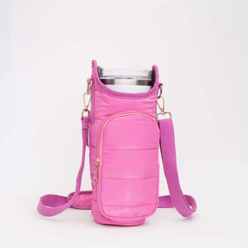 TG10645 Puffer Tumbler Holder Crossbody Bag