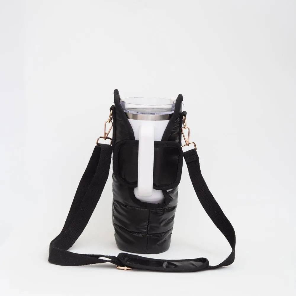 TG10645 Puffer Tumbler Holder Crossbody Bag