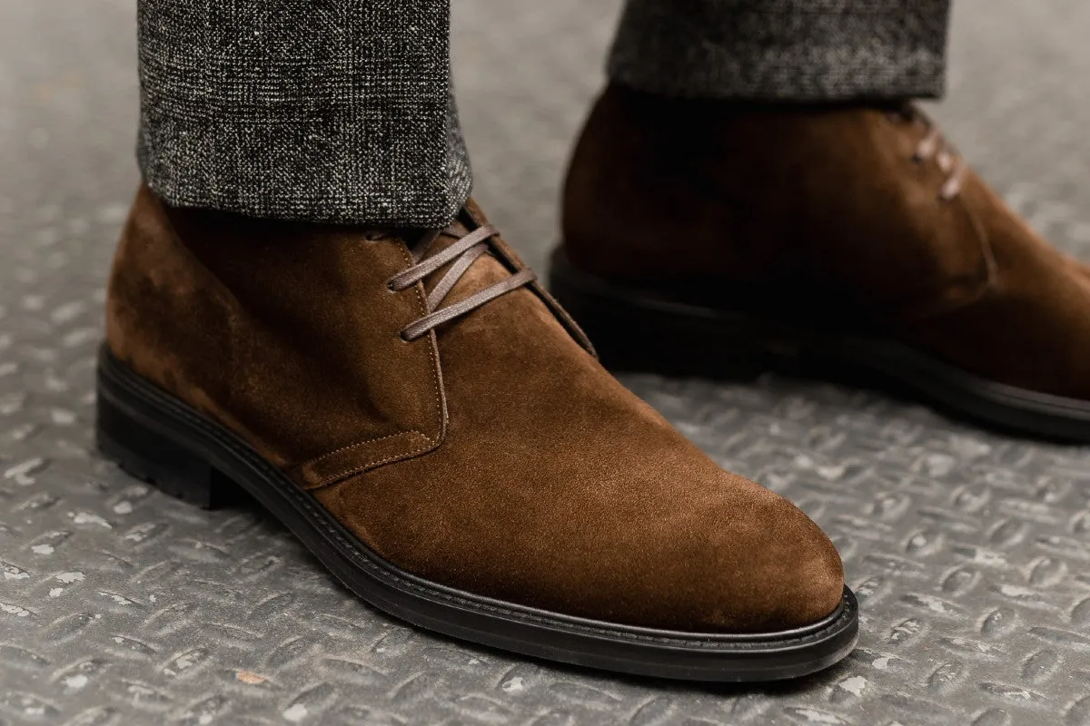 The Agnelli Chukka Boot - Brown Suede