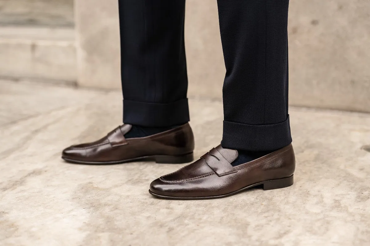 The Edward Penny Loafer - Dark Brown Chocolate