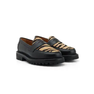 The Ellis Penny Loafer, Tiger, Vibram 1757 Lug Sole