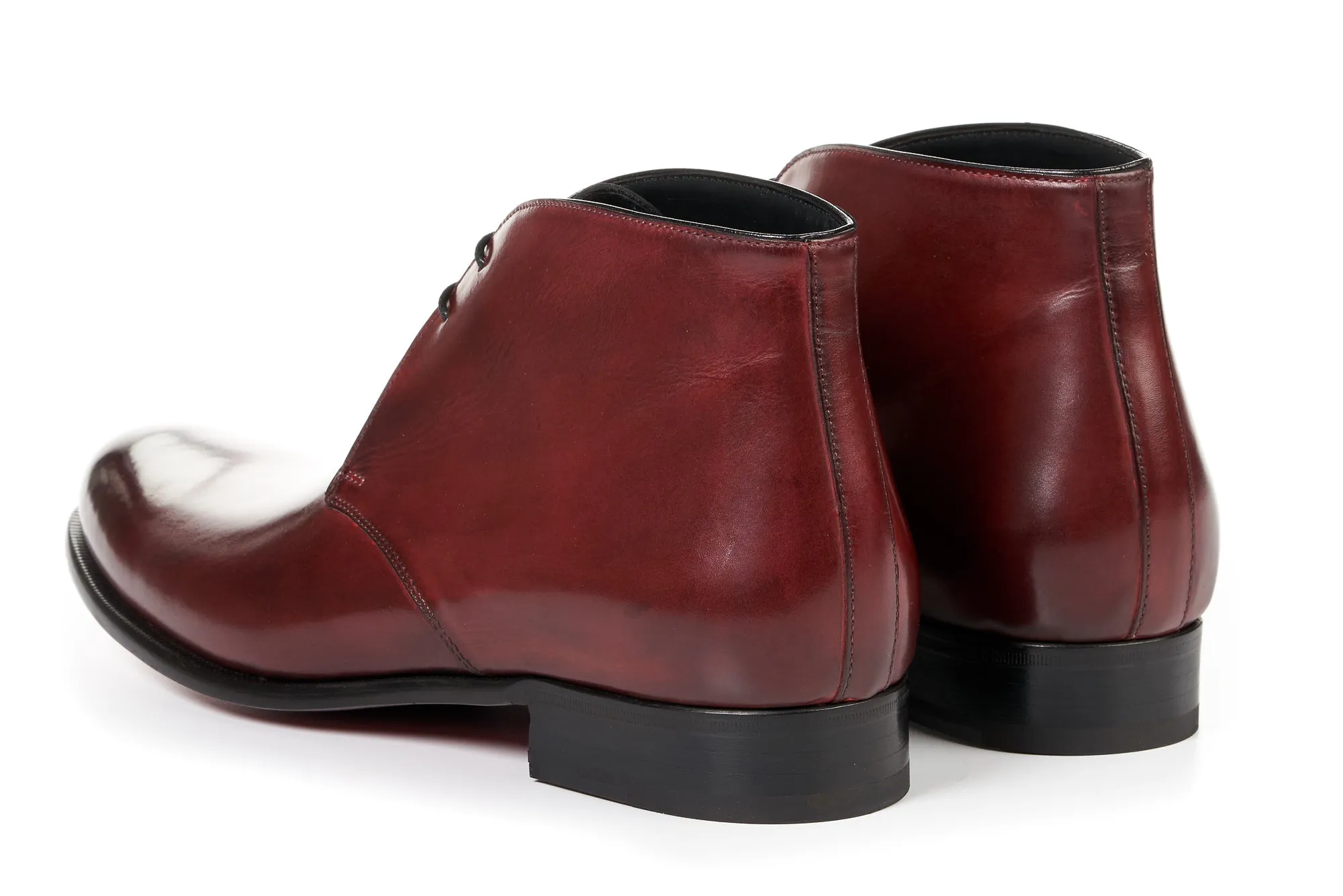 The Newman Chukka Boot - Oxblood