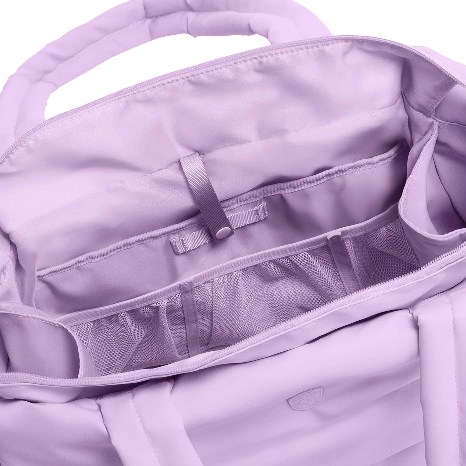 The Puffer Travel Tote - Lavender