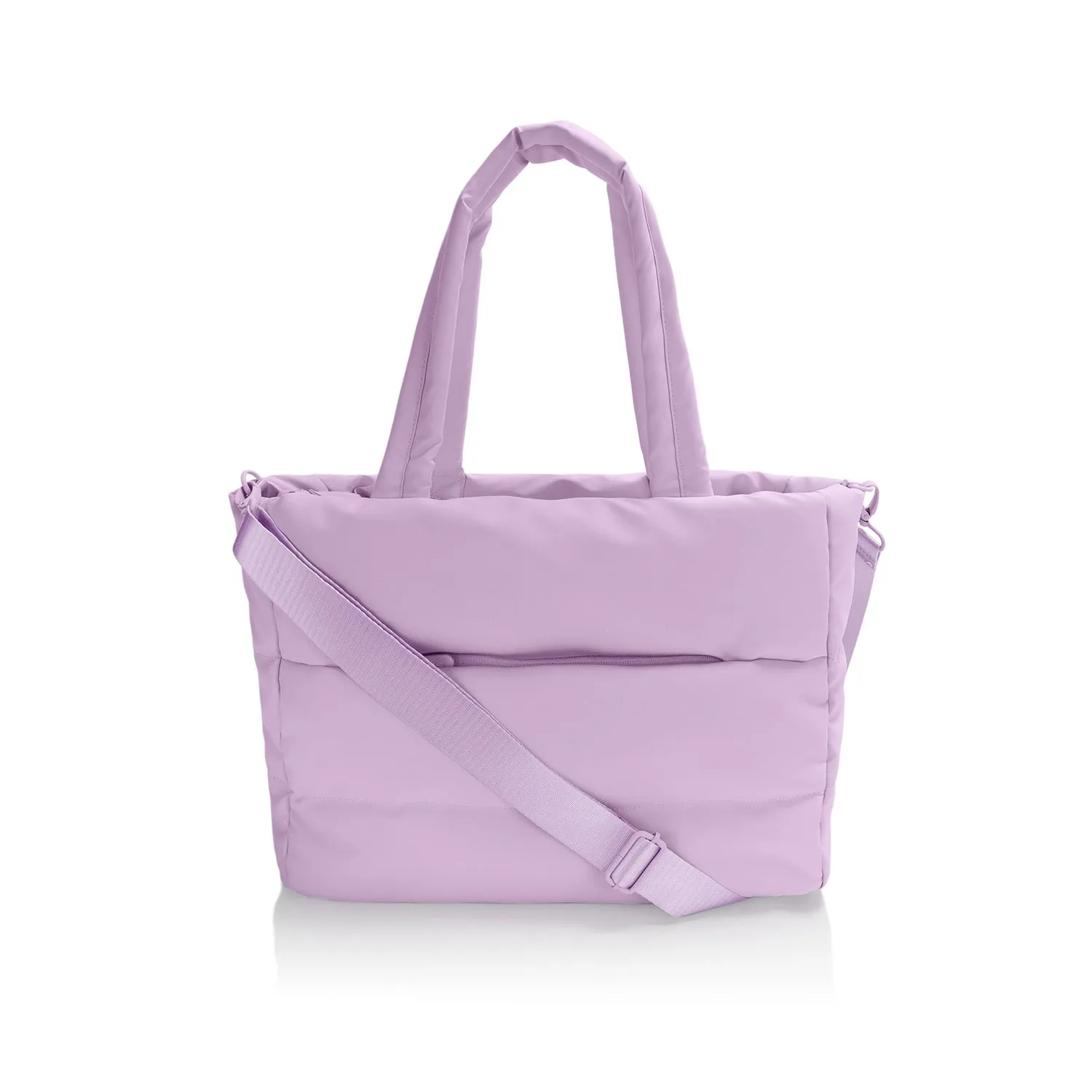 The Puffer Travel Tote - Lavender