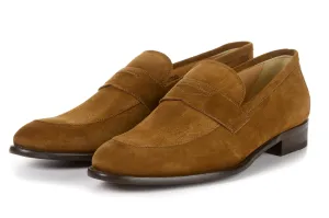 The Stewart Penny Loafer - Cacao Suede