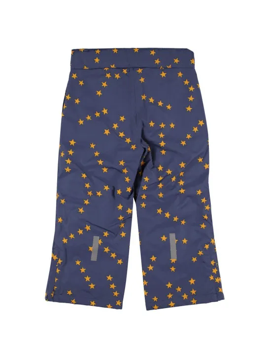 Tiny Cottons   Star print nylon puffer ski pants 