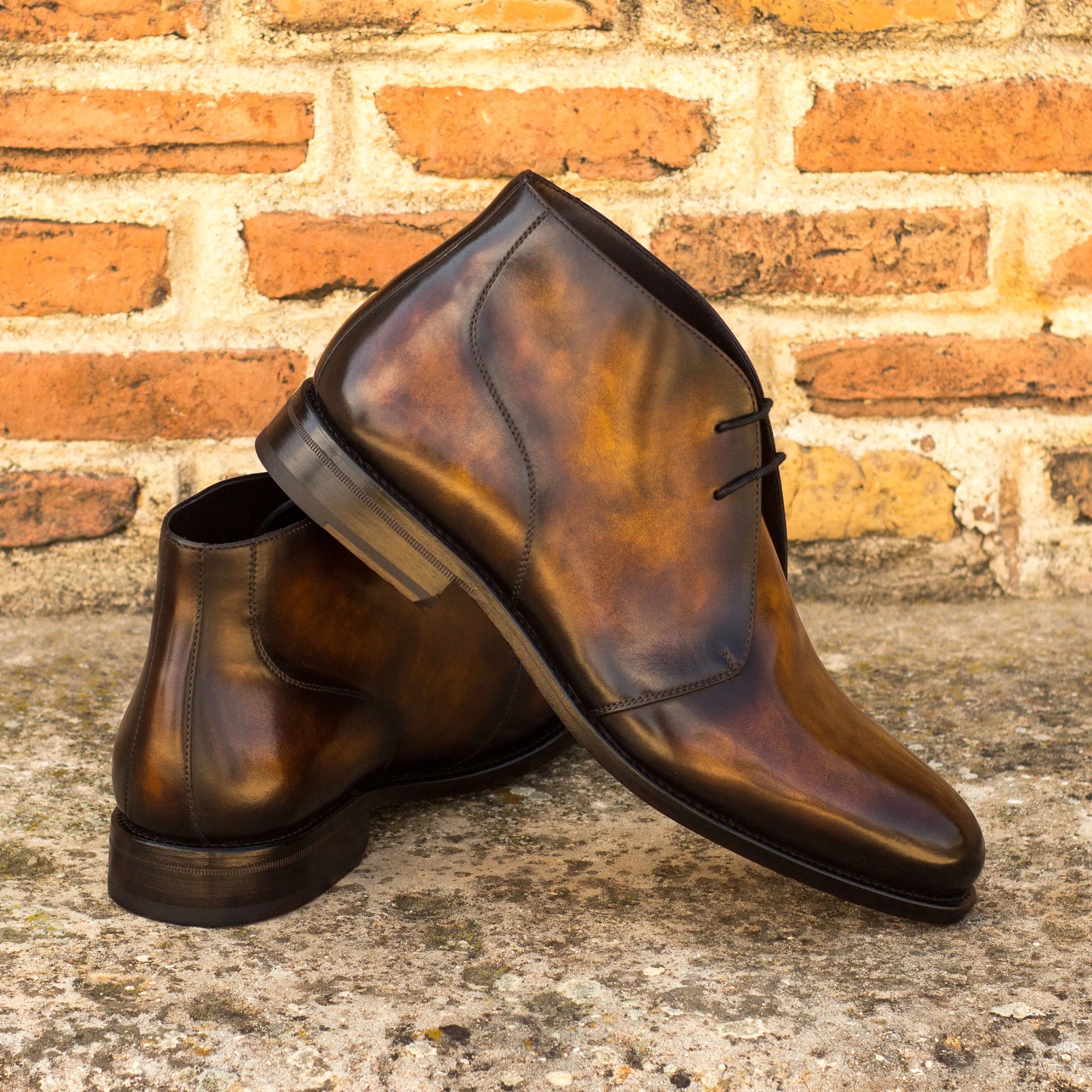 Tobacco Museum Patina Chukka Boots