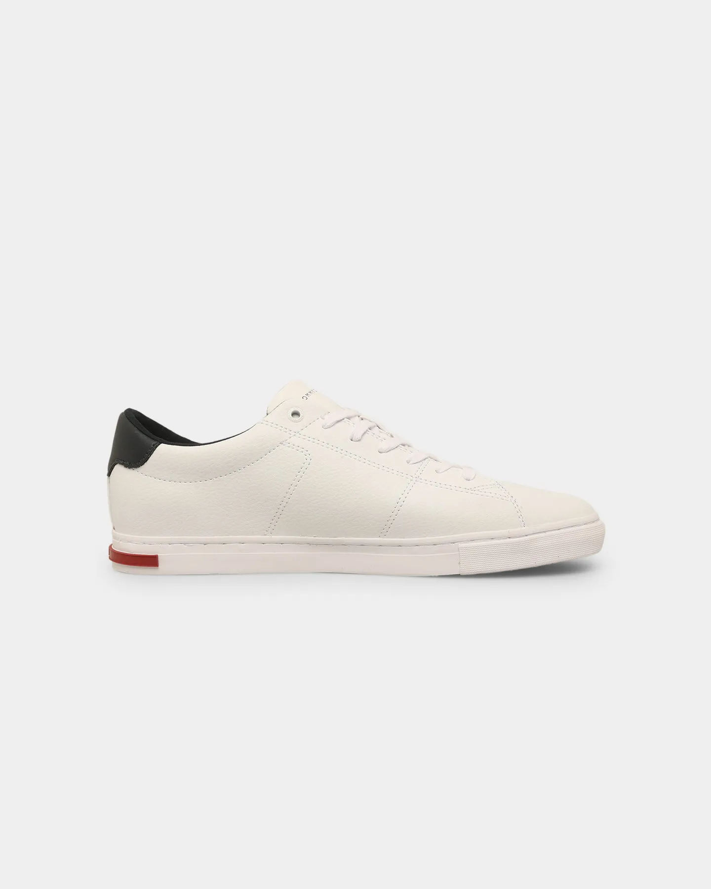 Tommy Jeans Essential Leather Detail White