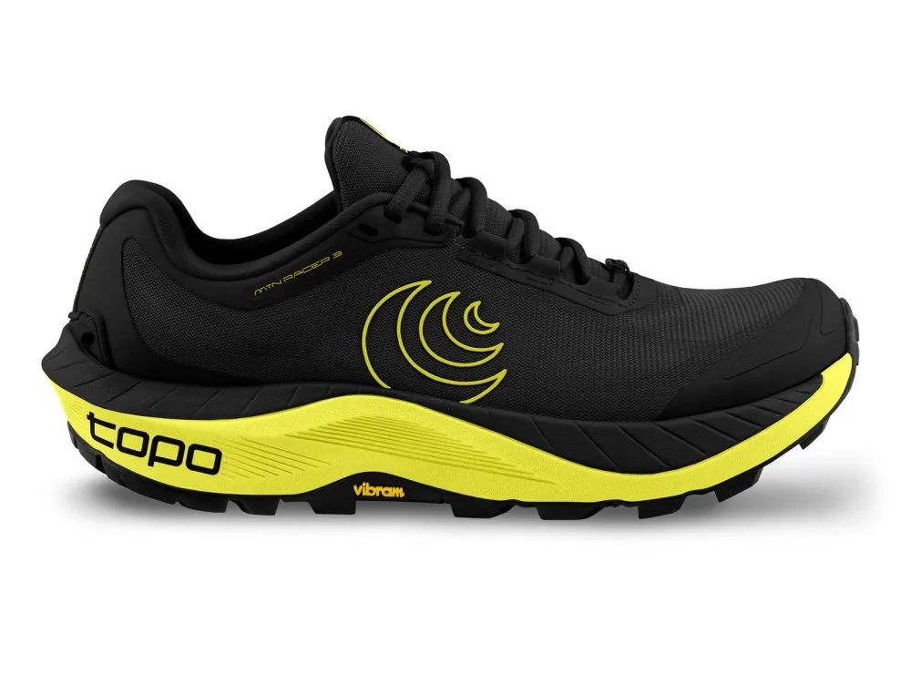 Topo Athletic Men's MTN Racer 3 - Black/Lime