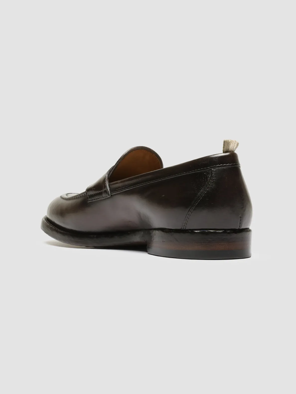 TULANE 002 - Brown Leather Penny Loafers