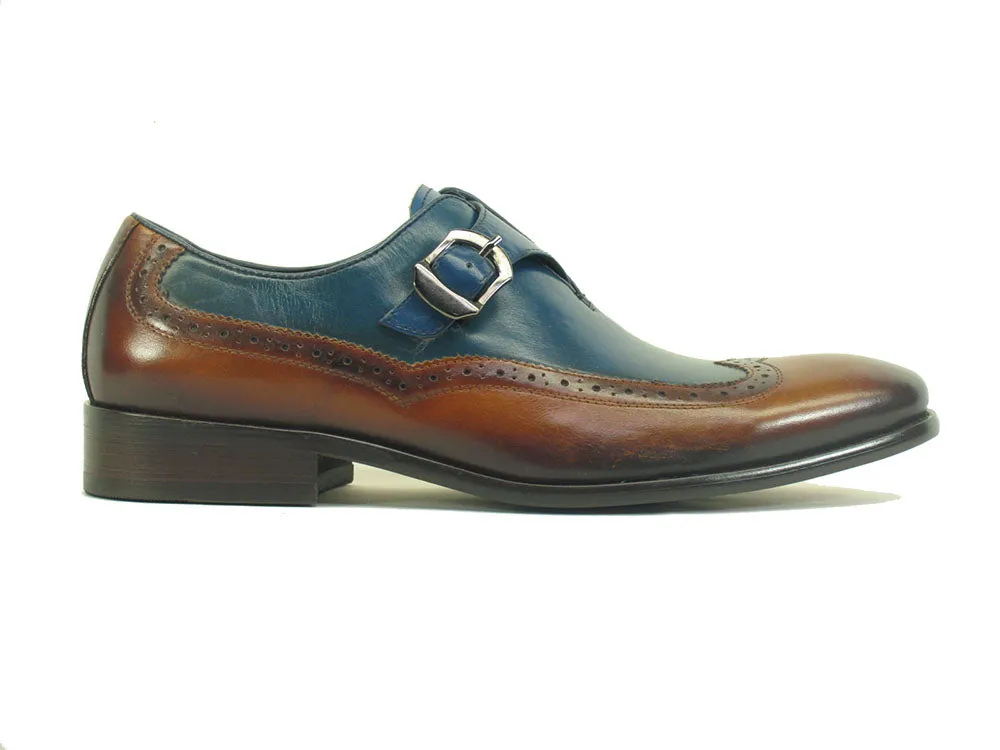 Two Tone Wingtip Buckle Loafer