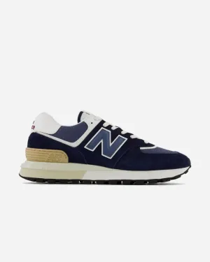 U574LGBN - Navy/White