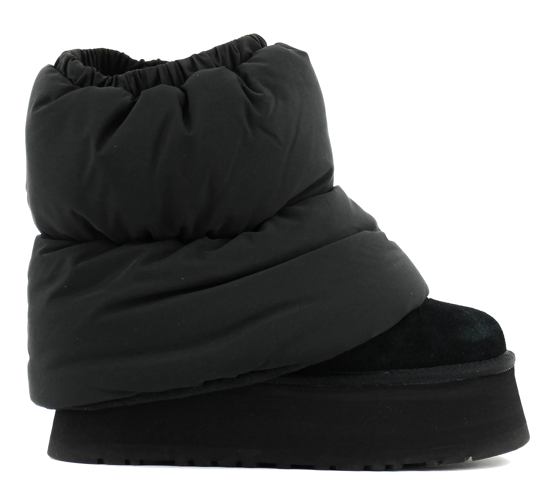 UGG CLASSIC MINI DIPPER PUFFER BLACK