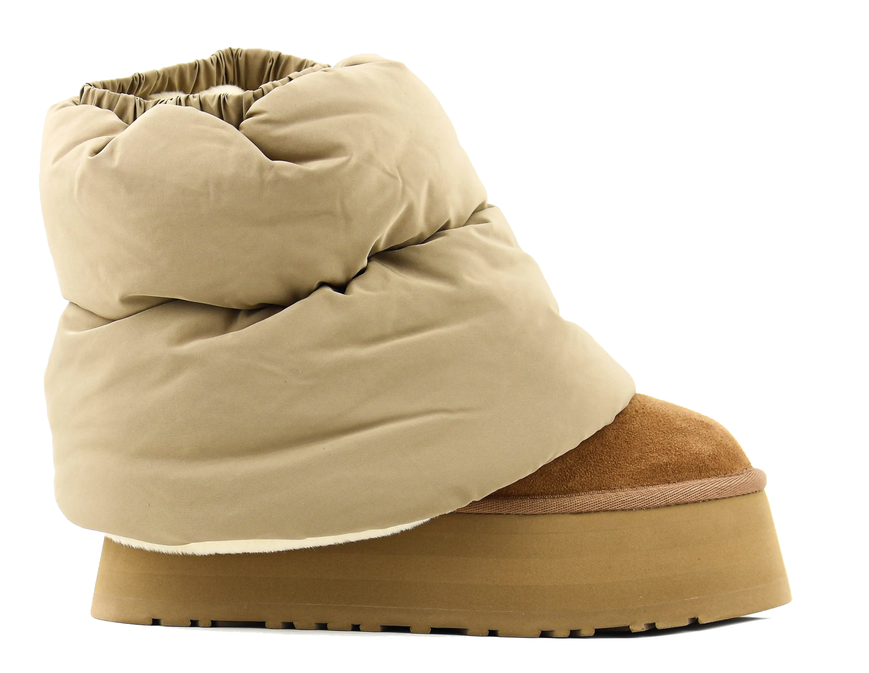 UGG CLASSIC MINI DIPPER PUFFER CHESTNUT