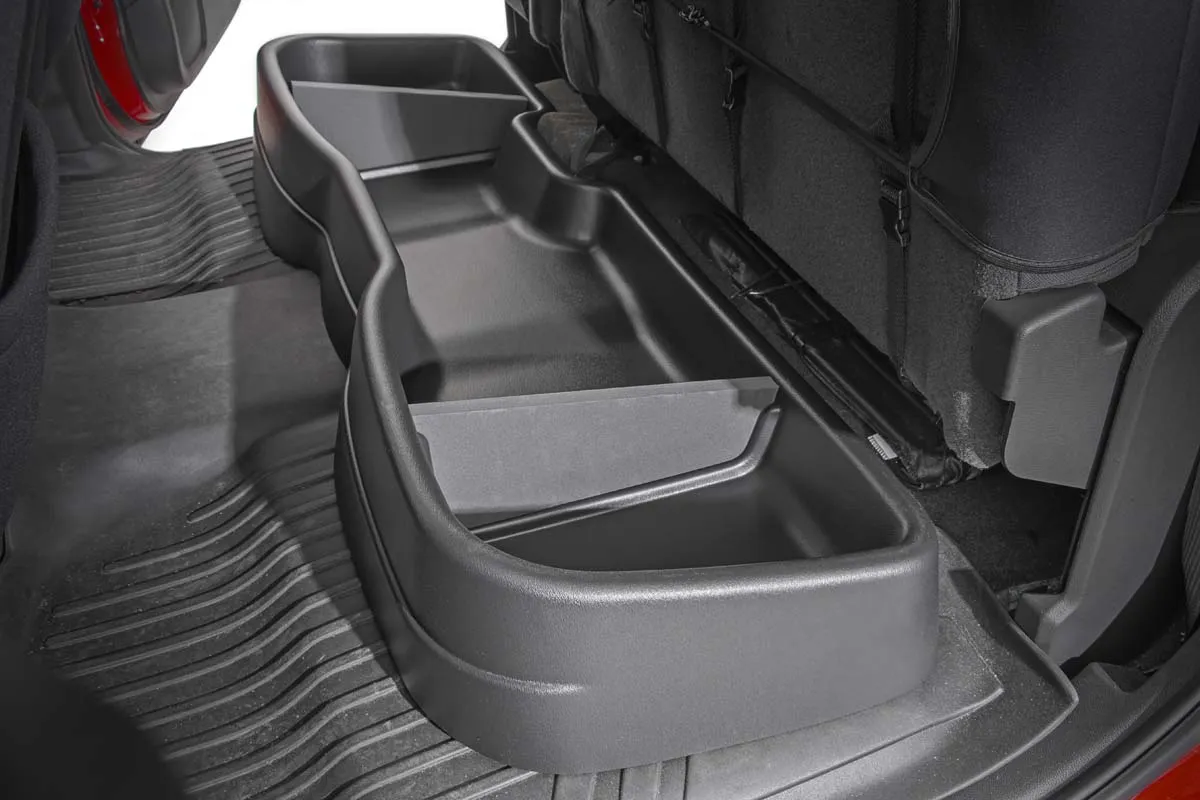 Under Seat Storage | Crew Cab | Chevrolet Silverado/GMC Sierra 1500/2500HD/3500HD 2WD/4WD | 2014-2018