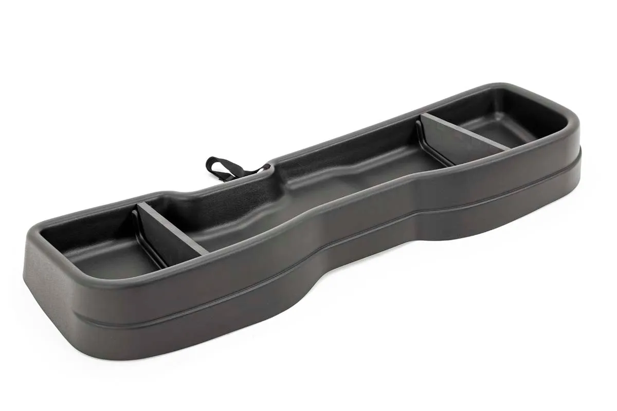 Under Seat Storage | Crew Cab | Chevrolet Silverado/GMC Sierra 1500/2500HD/3500HD 2WD/4WD | 2014-2018