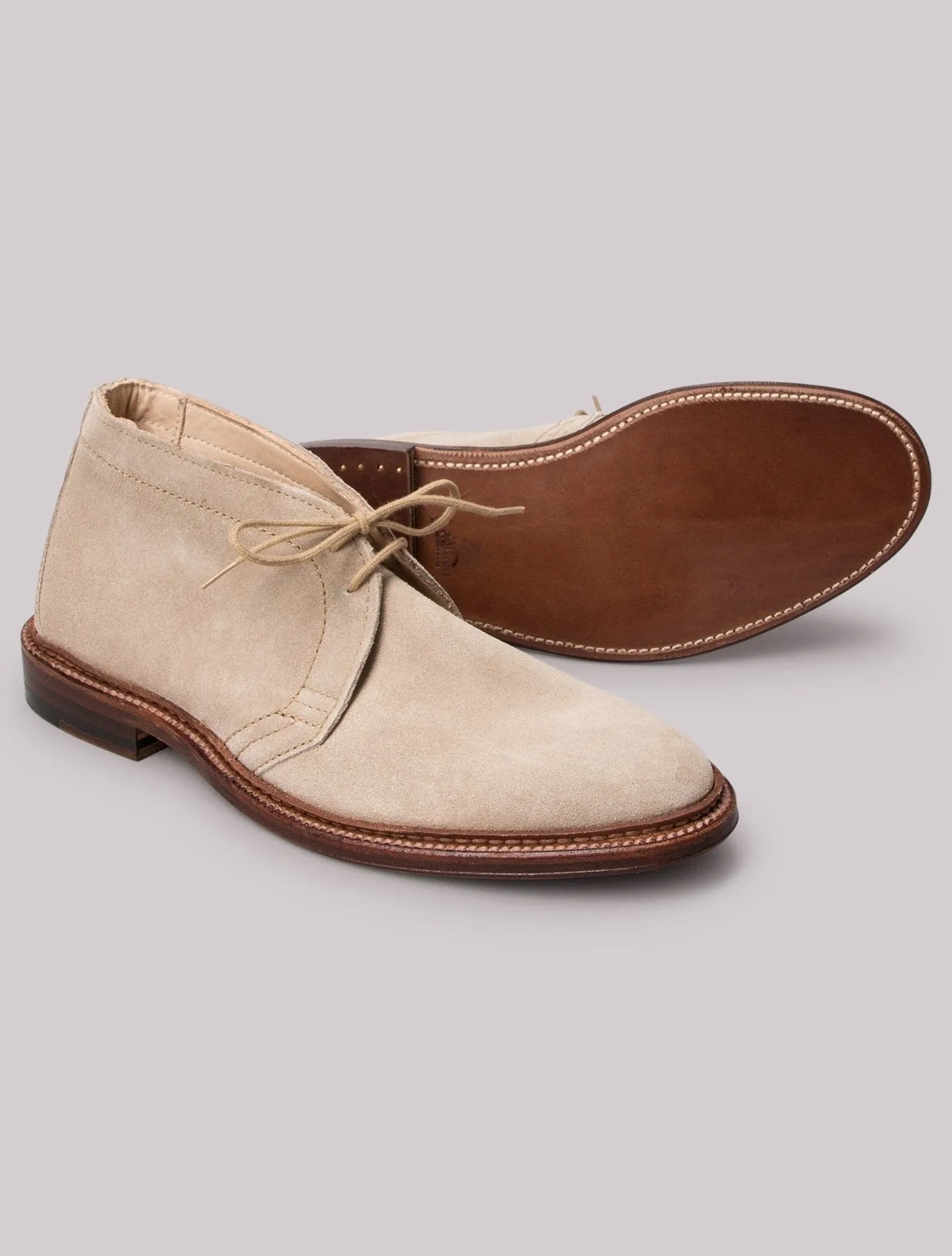 Unlined Chukka Milkshake Suede