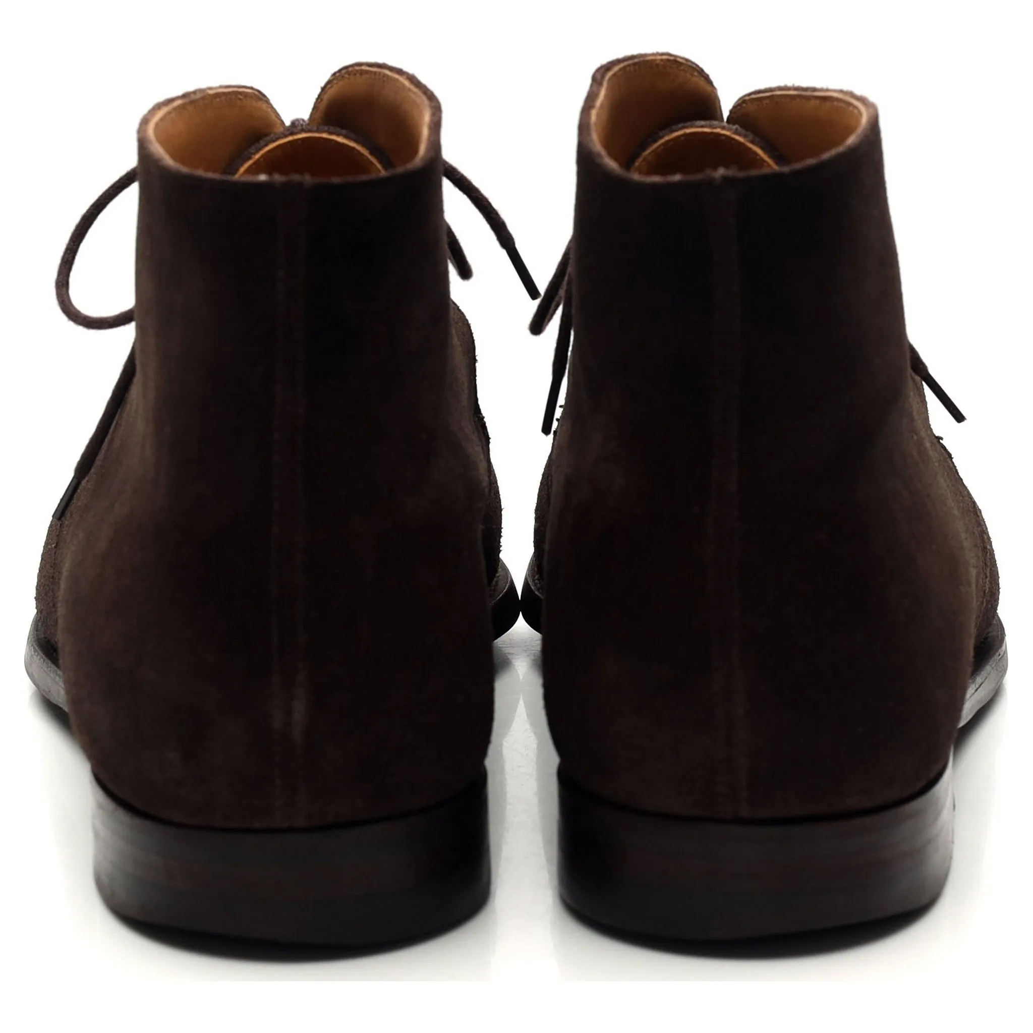 'Upton' Dark Brown Suede Chukka Boots UK 10 E