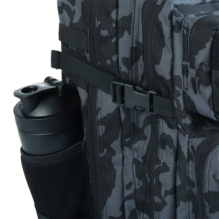 Urban Gym Wear Tactical Backpack 45L - Black Grey/Camo