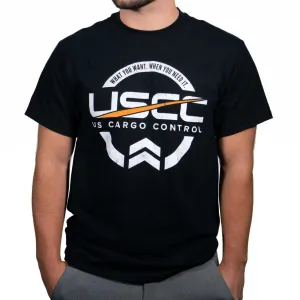 USCC Black Gildan Ringspun T-Shirt - S