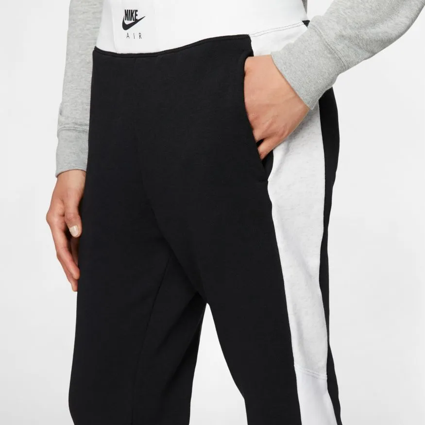 W FLEECE PANTS "BLACK/WHITE"